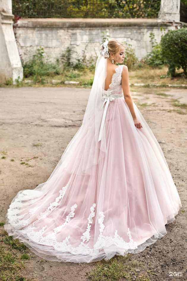 Платье Невесты Пудрового Цвета