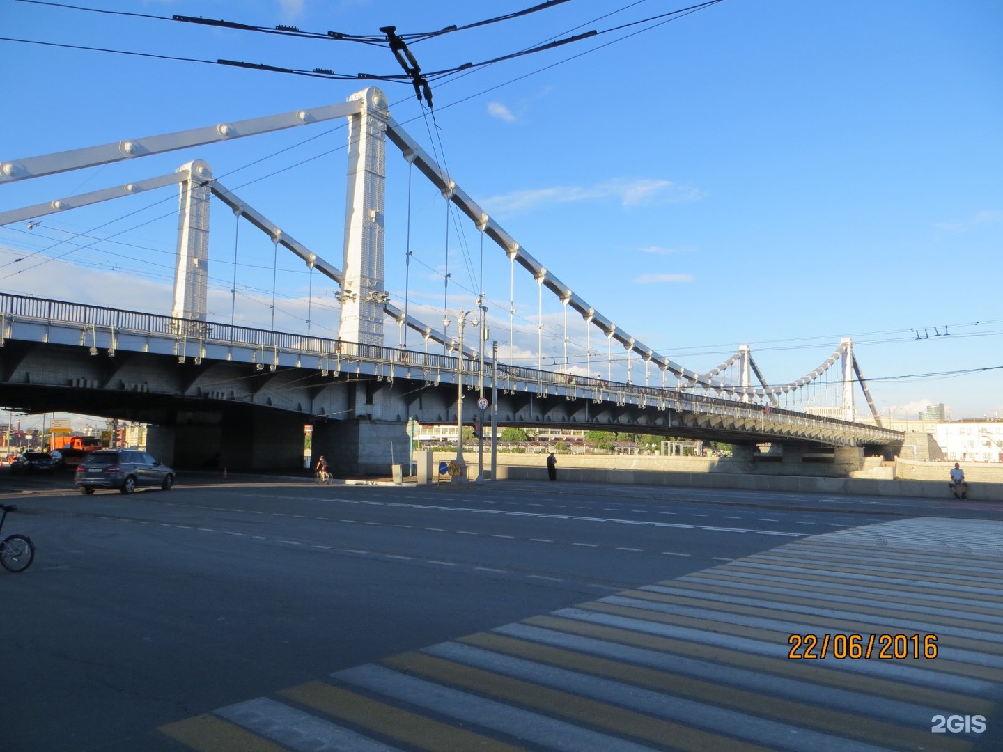 Крымский висячий мост в Москве