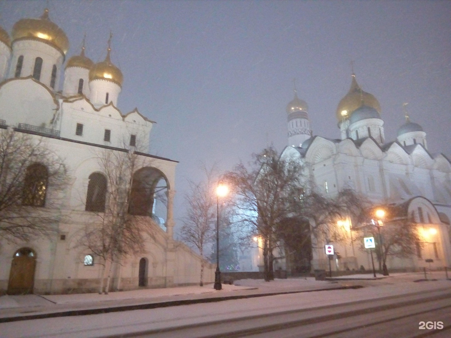 Архангельский собор Московского Кремля сверху