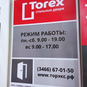Фото от владельца ТОРЭКС, фирменный салон стальных дверей