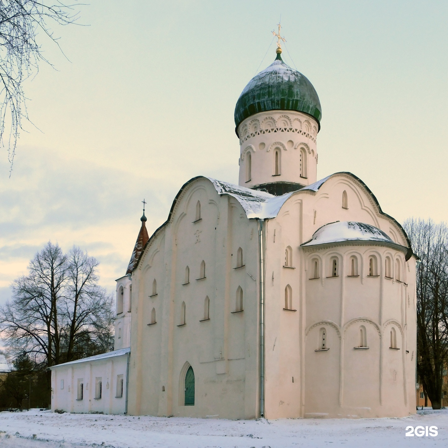 Церковь федора стратилата на ручье в новгороде план фасад