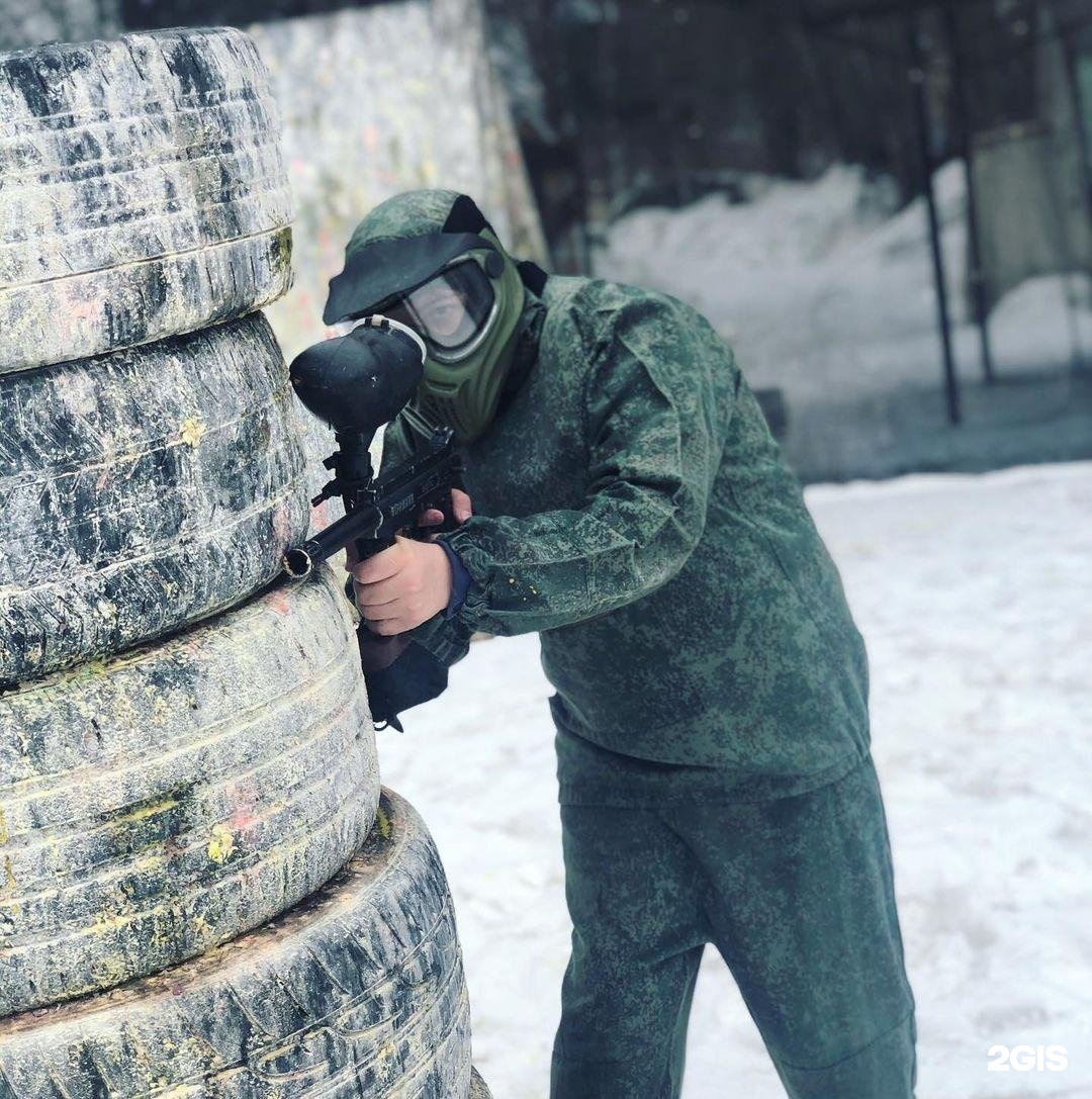 Пейнтбол Губкин.