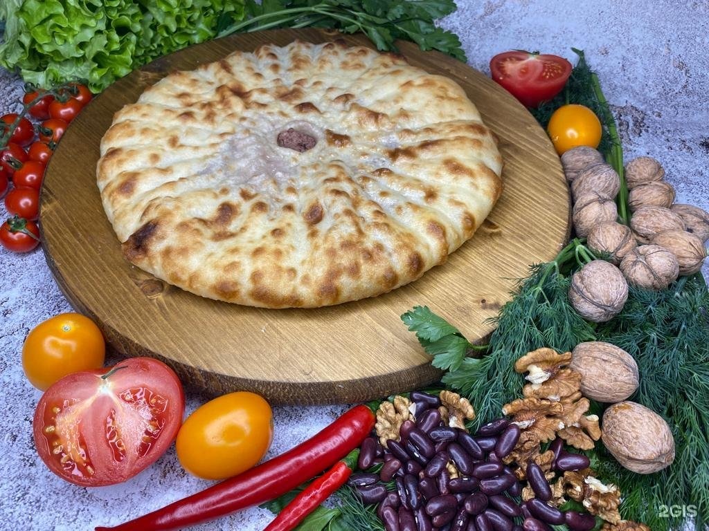 Осетинский пирог с курицей и грецким орехом рецепт