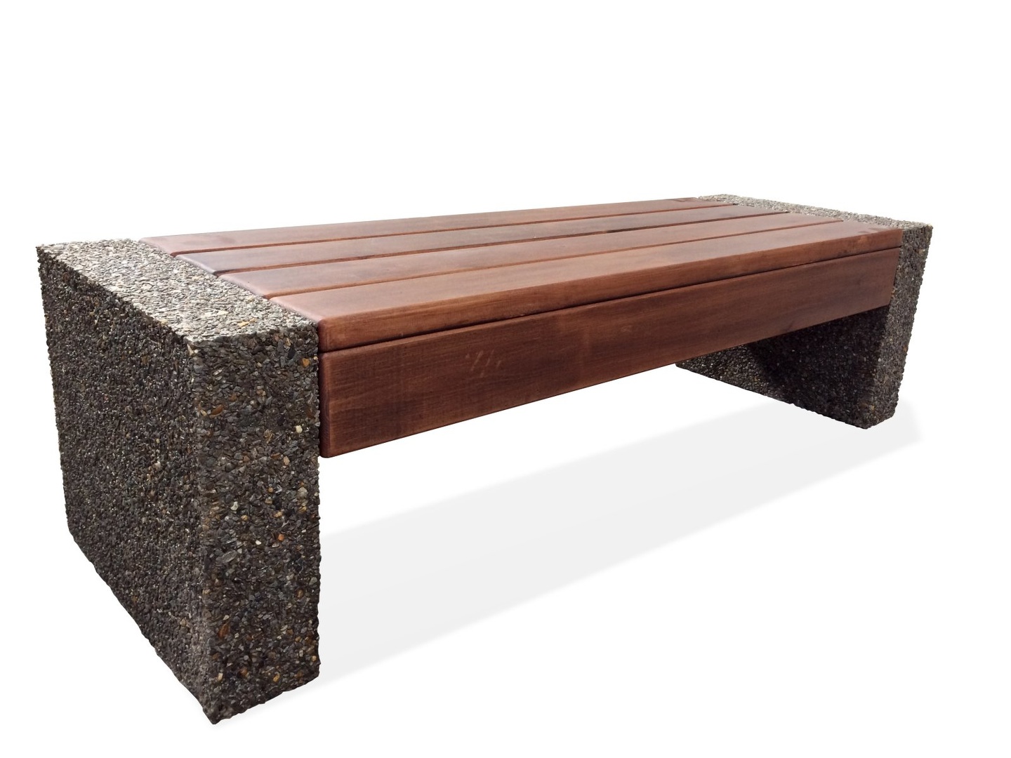Скамейка бетонная без спинки 