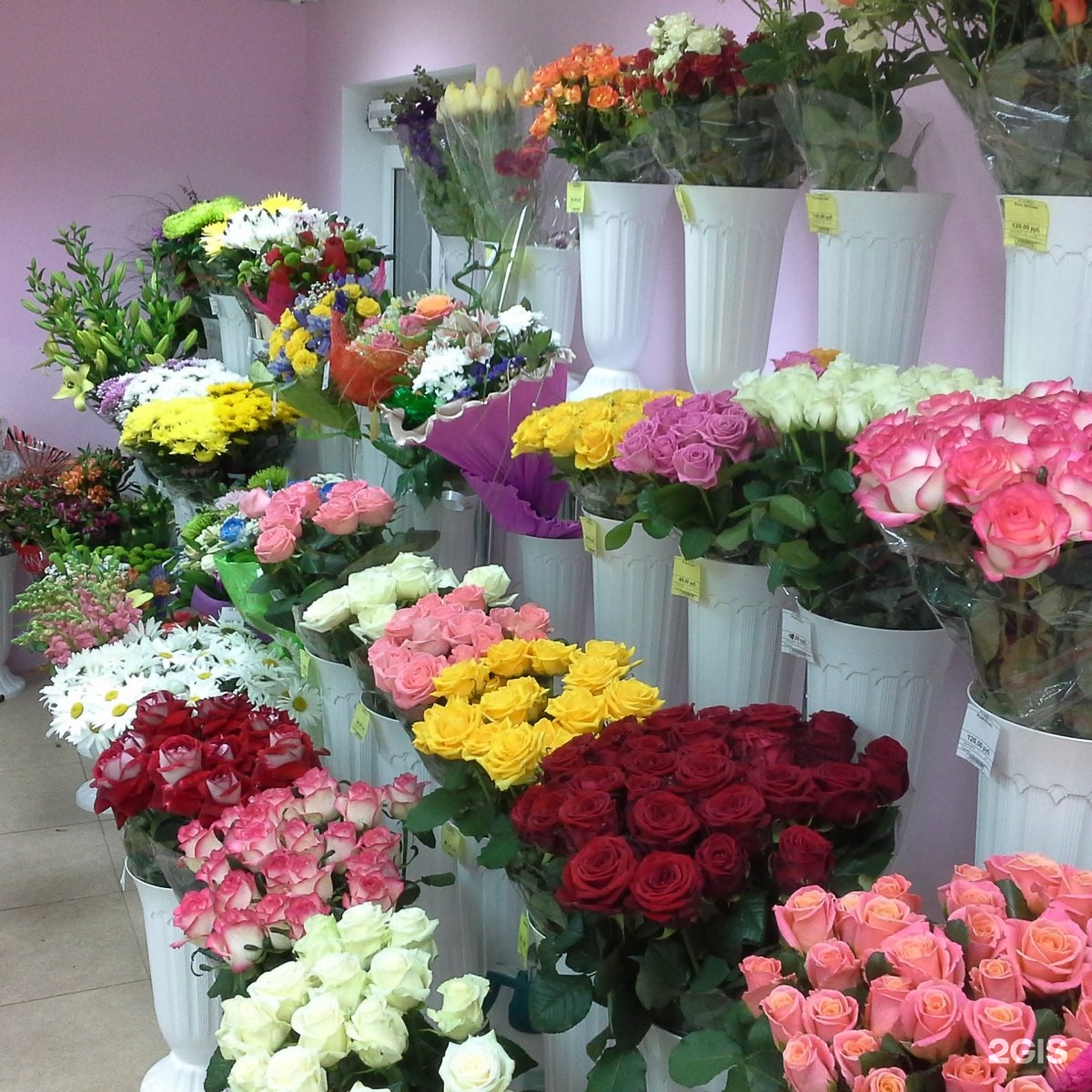 Цветы из магазина