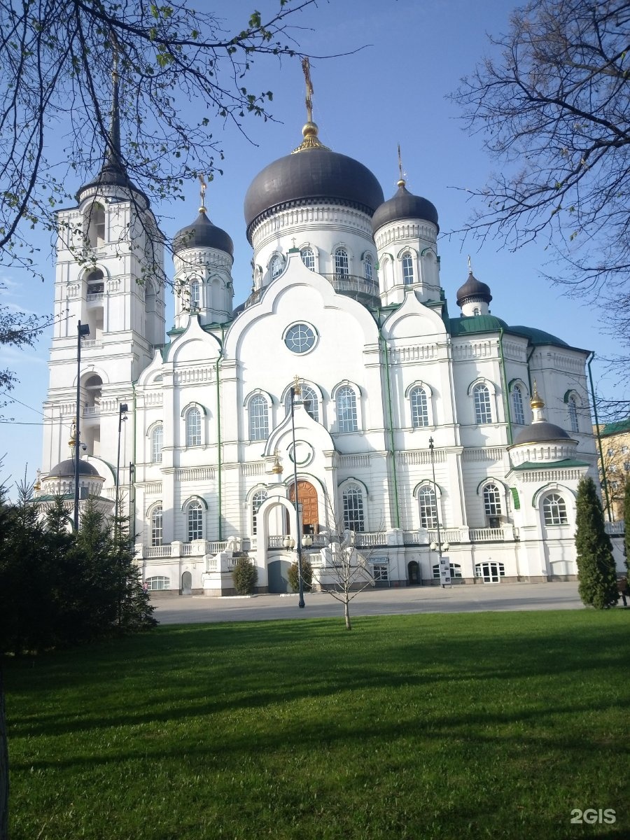 Воронеж благовещенский собор карта