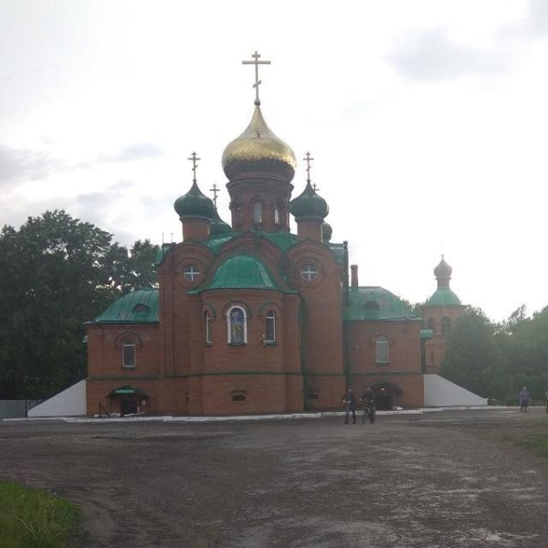 Александро Невский собор Барнаул зимой