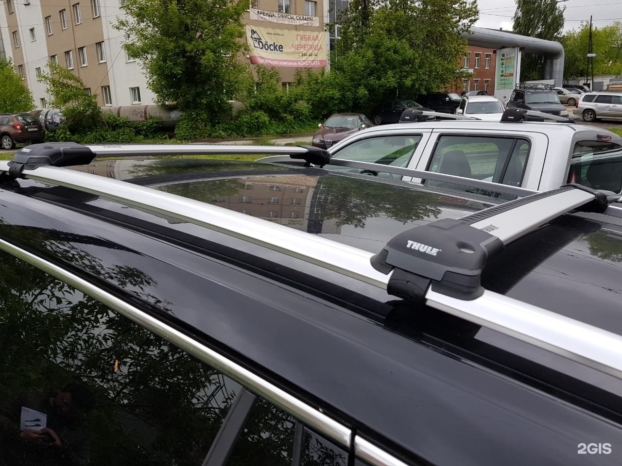 Thule WINGBAR Edge 9585. Багажник Aerostar Inter на рейлинги. Багажник Aerostar Inter на интегрированные рейлинги. Поперечины Thule на Tiguan 2.