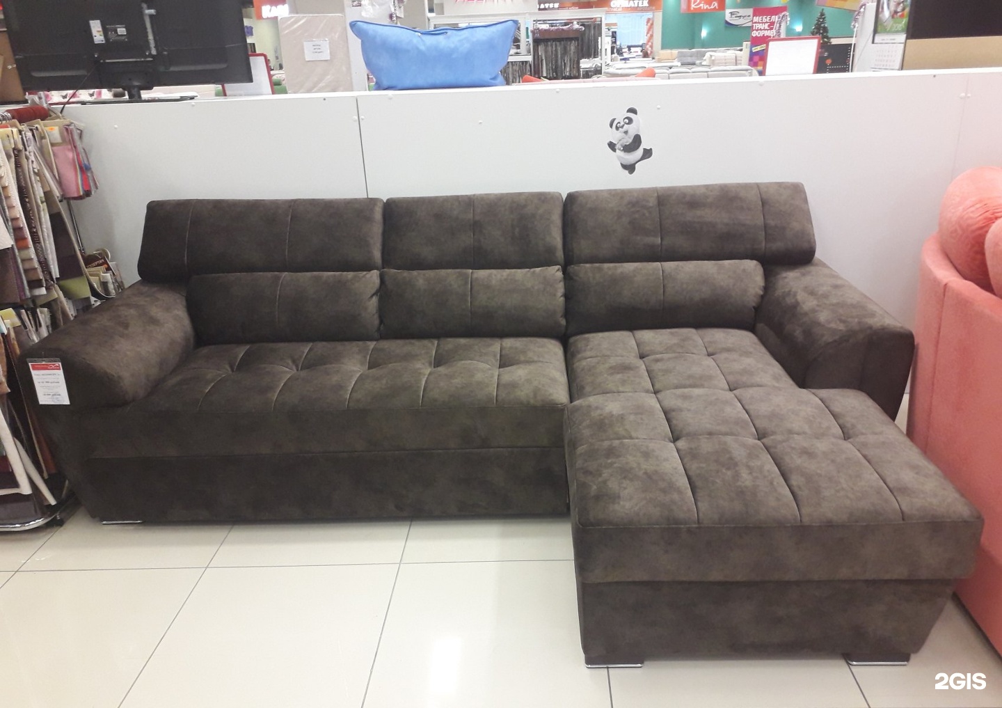 Фабрика мебельная Панда угловой диван комфорт 5