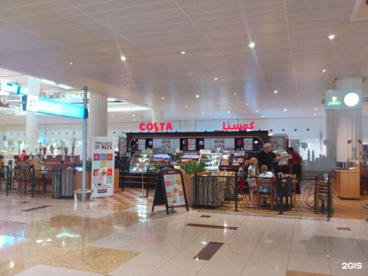 Costa, coffee shop, Dubai International Airport Terminal 3