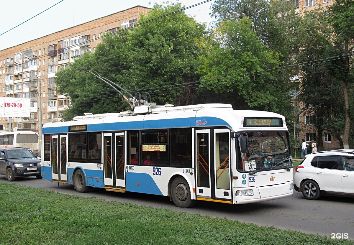 Троллейбус 4 самара маршрут