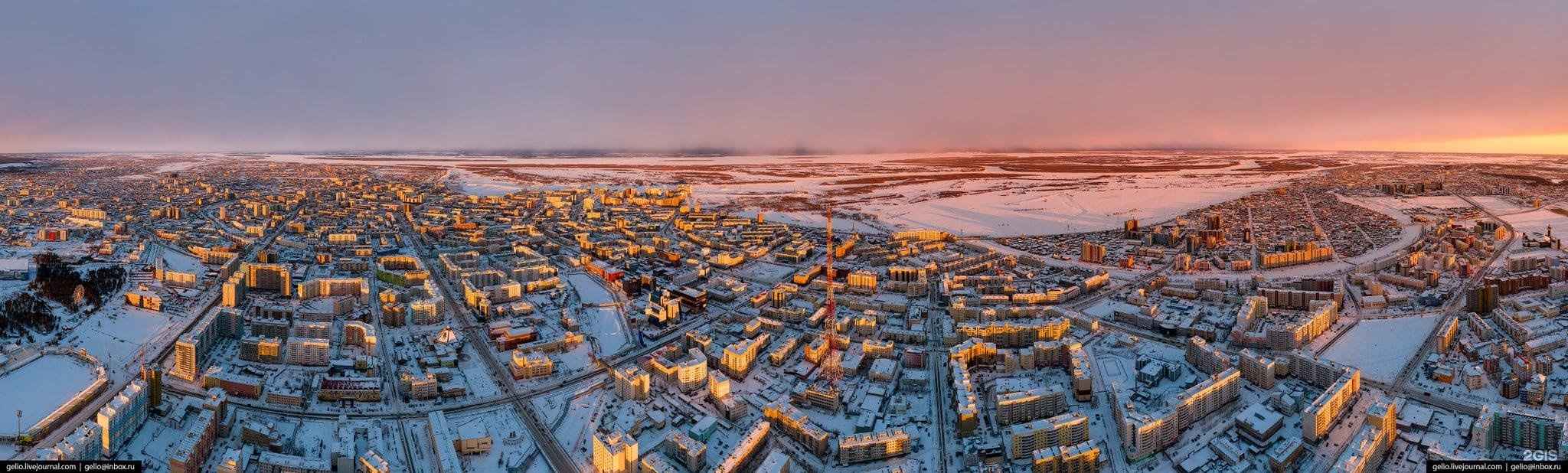 Якутск панорама города