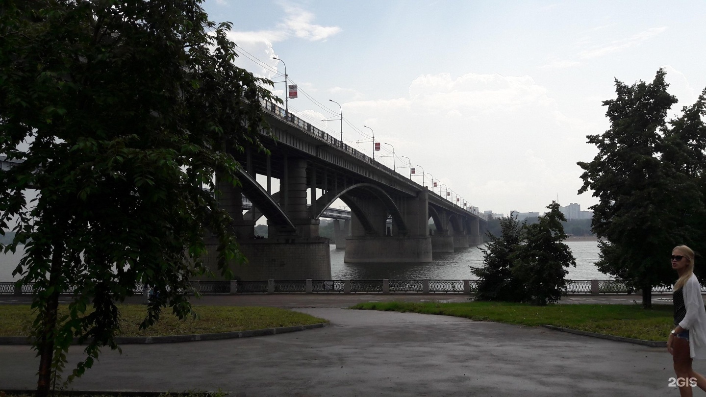 Октябрьский мост новосибирск фото