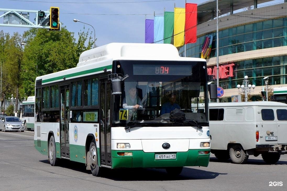 Автобус 74, Шымкент: маршрут и остановки — 2ГИС
