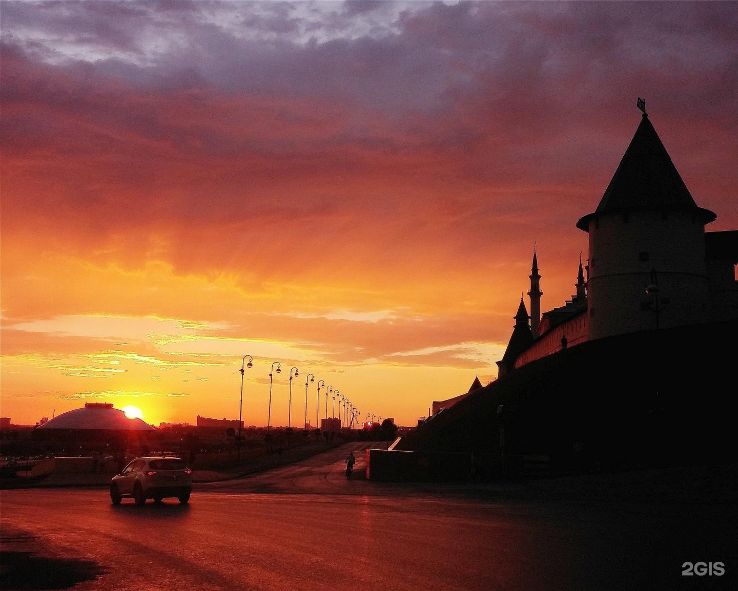 Закат в казани фото