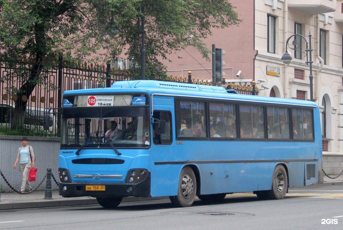 Автобусы владивосток. Daewoo bs106 Владивосток. Daewoo BS 105. Daewoo bs095. Автобус 31 Владивосток.