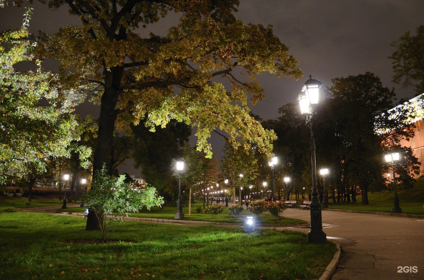 парки ночью