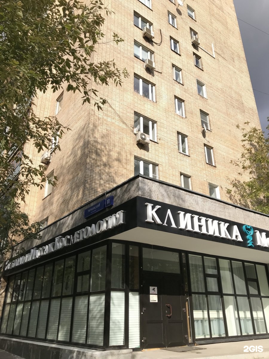 Карта москва украинский бульвар