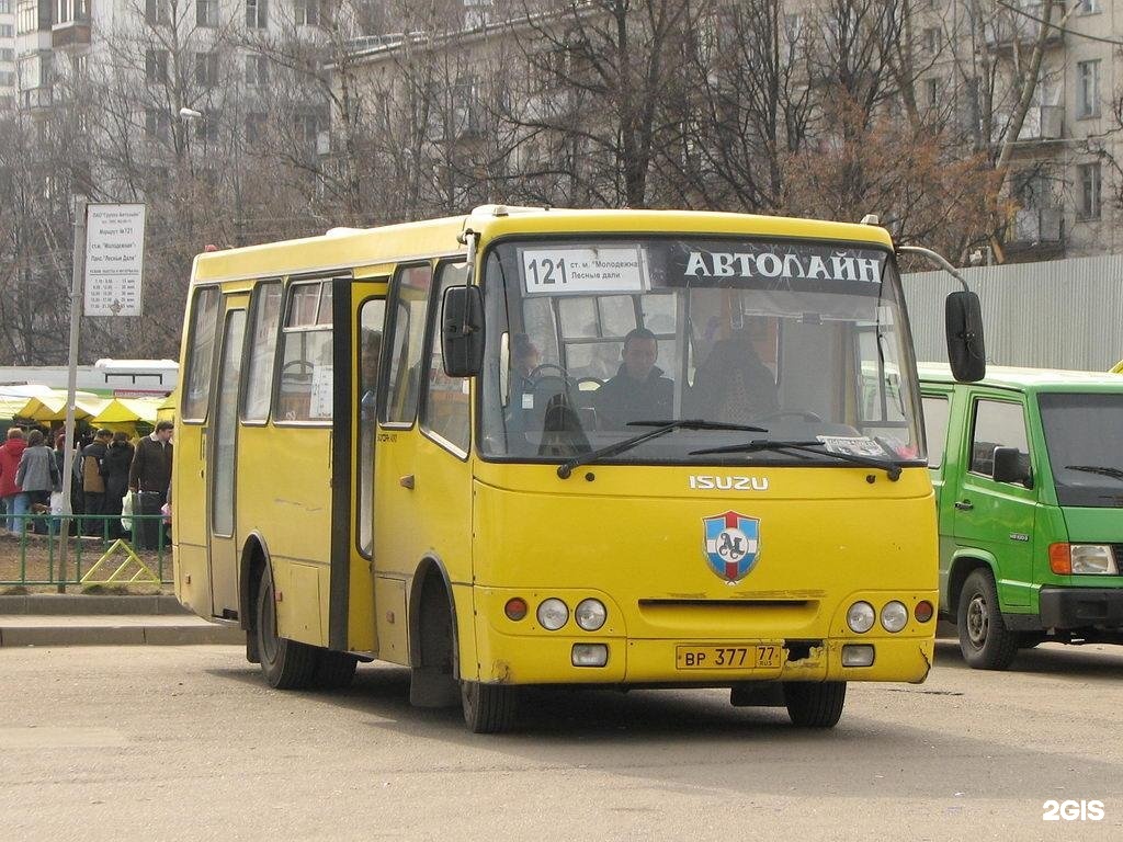 Карта автобус 121