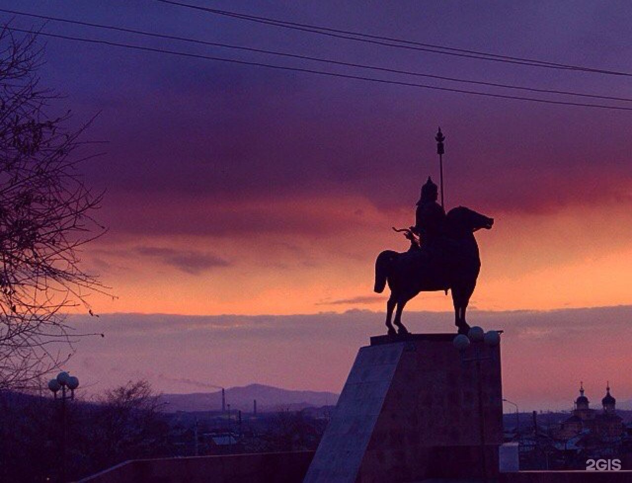 Памятник Гесер города Улан-Удэ
