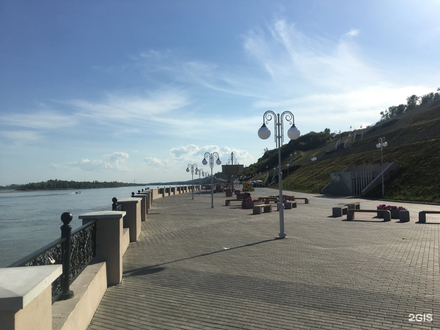 Достопримечательности города Барнаула набережная реки Оби