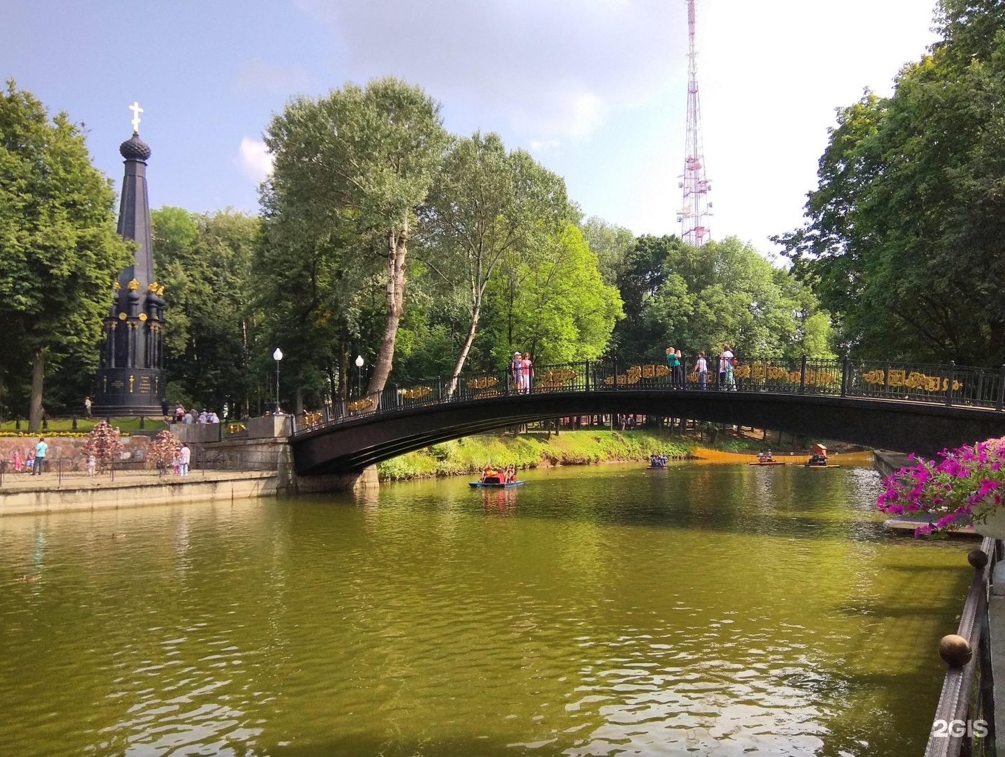 Лопатинский сад Смоленск пруд
