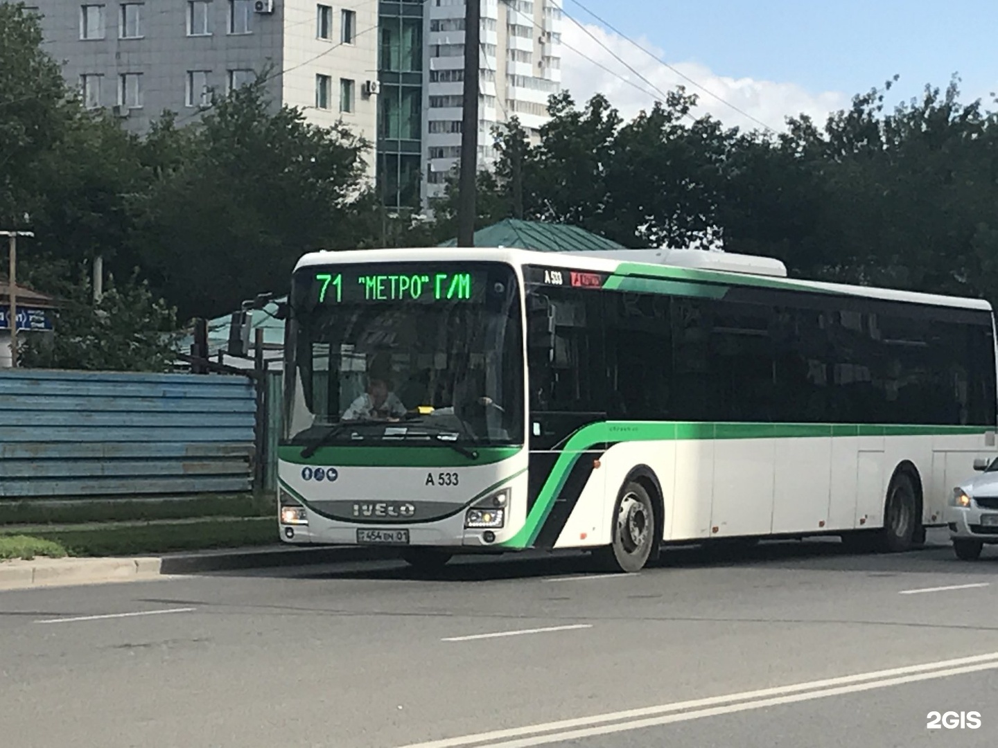 Маршрут 71 автобуса нижний