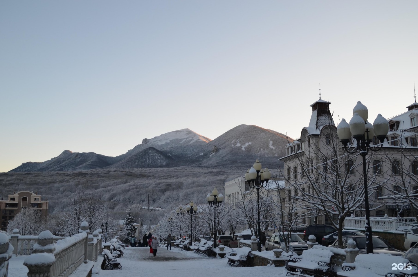 Гора железная Железноводск зимой