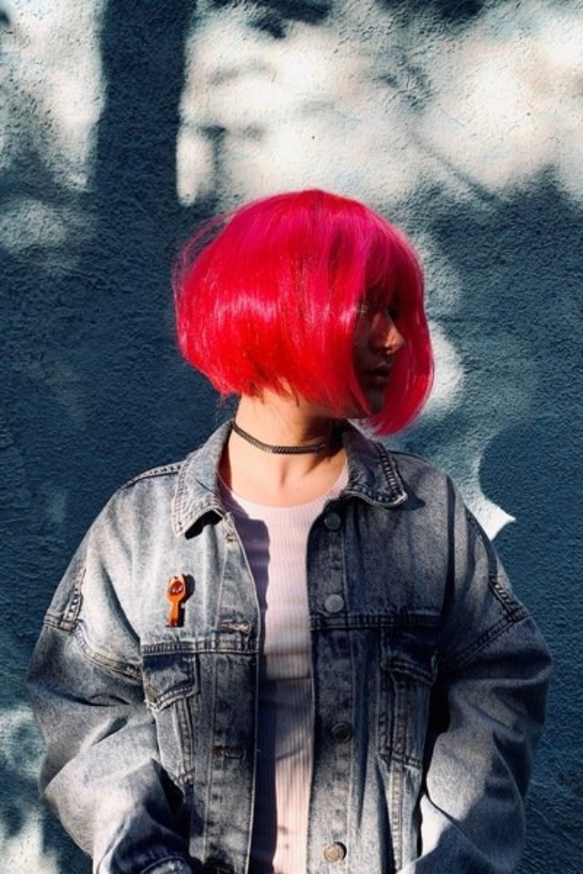 cherry red hair tumblr