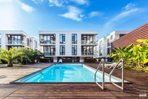 Сочи: Отель Green palace apartment
